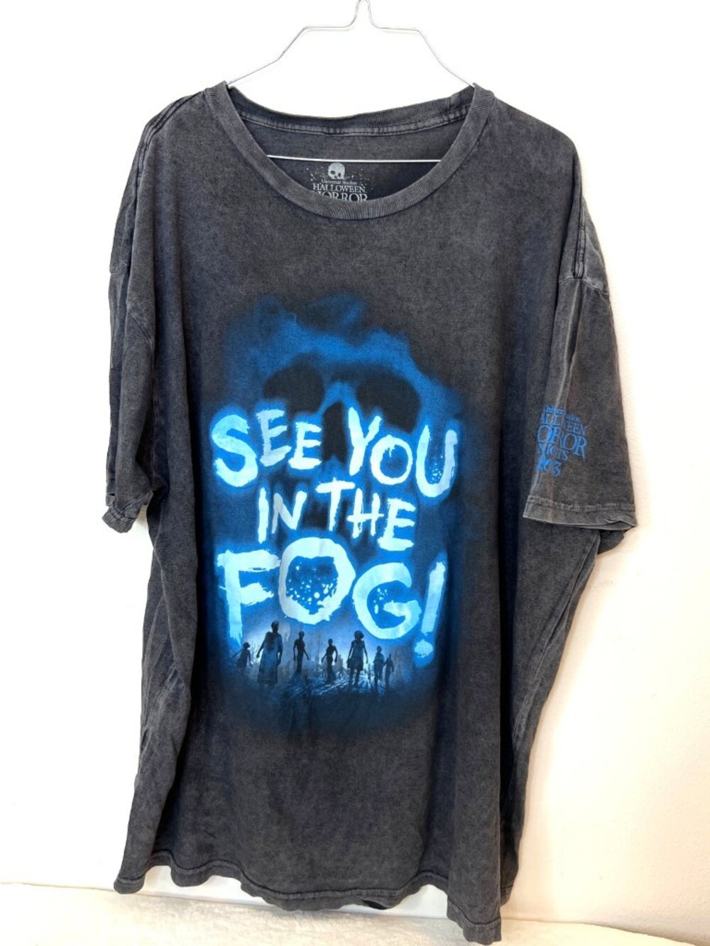 Universal Studios 2XL Halloween Horror Nights 2023 T-shirt See You in the Fog